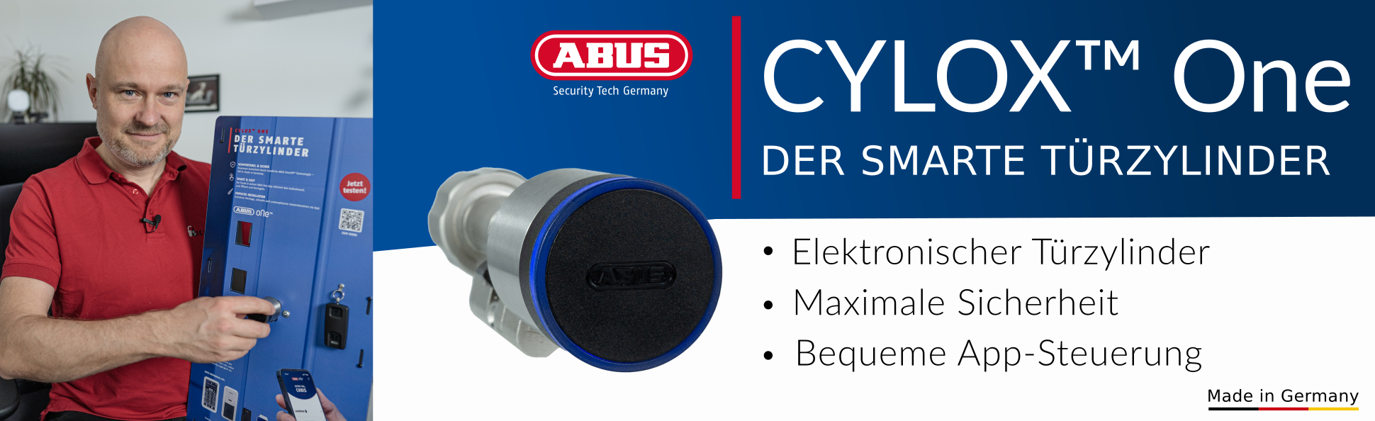 Abus Cylox elektronischer Zylinder Knaufzylinder